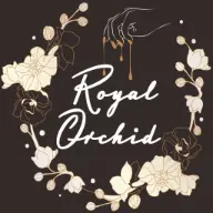 Circle of Orchids with Company Name